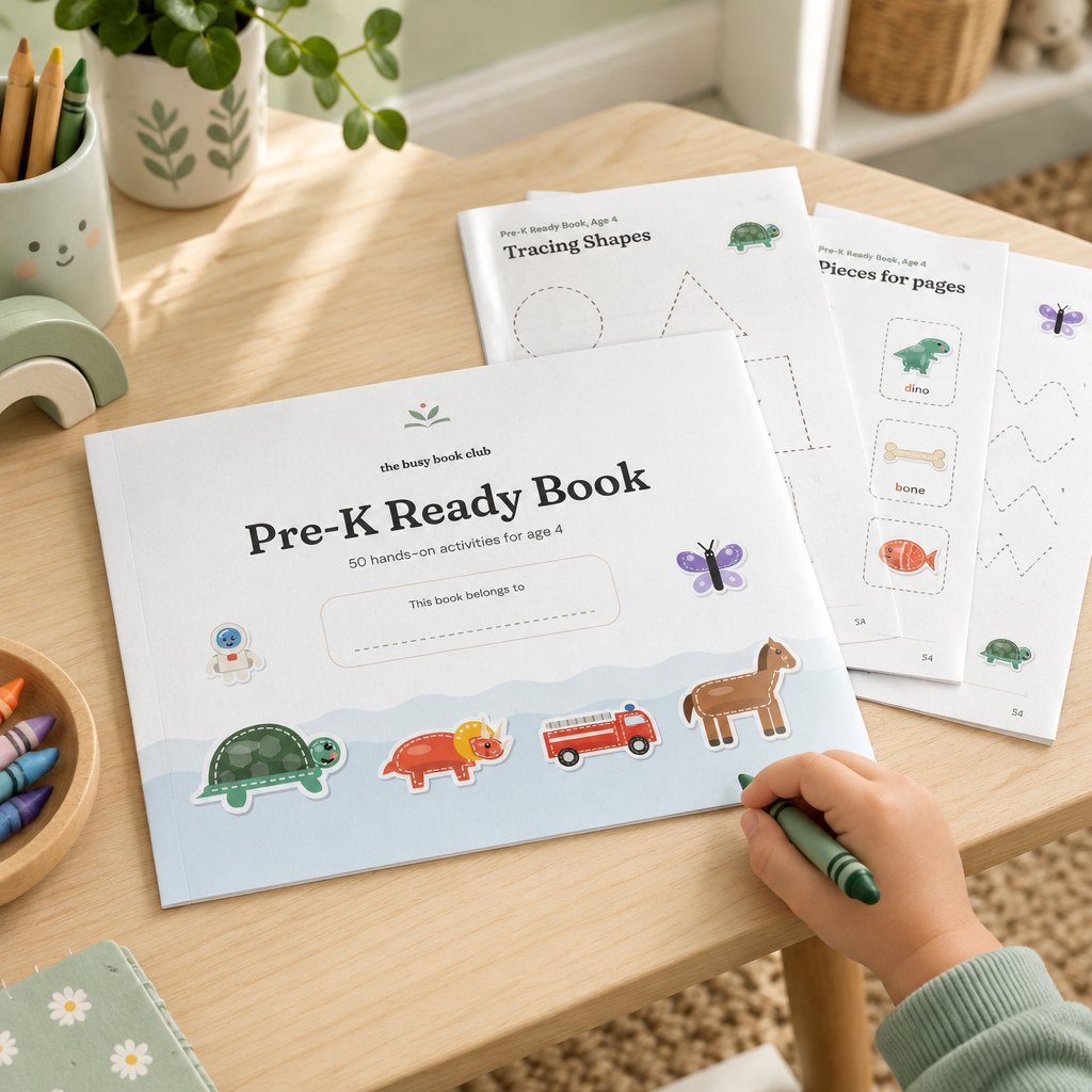 Pre-K Ready Book printed and in use