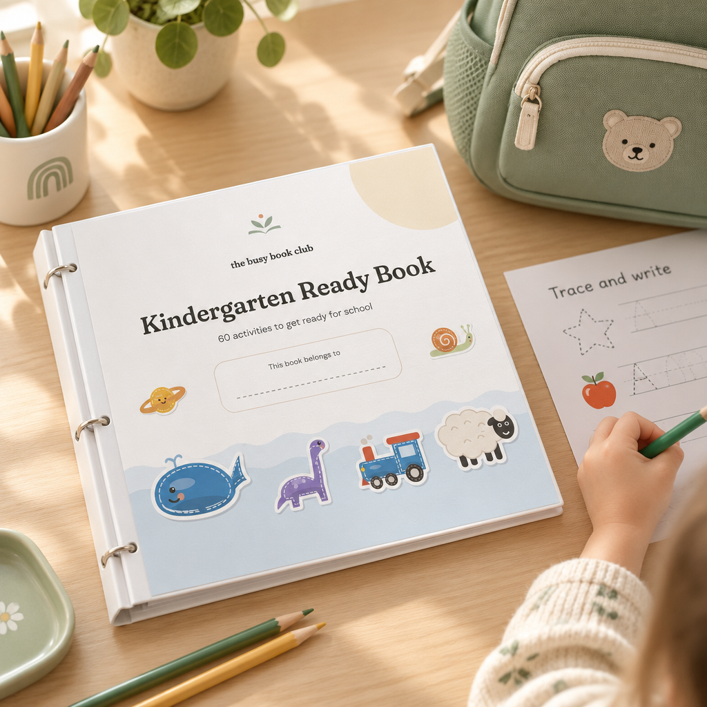 Kindergarten Ready Book printed and in use