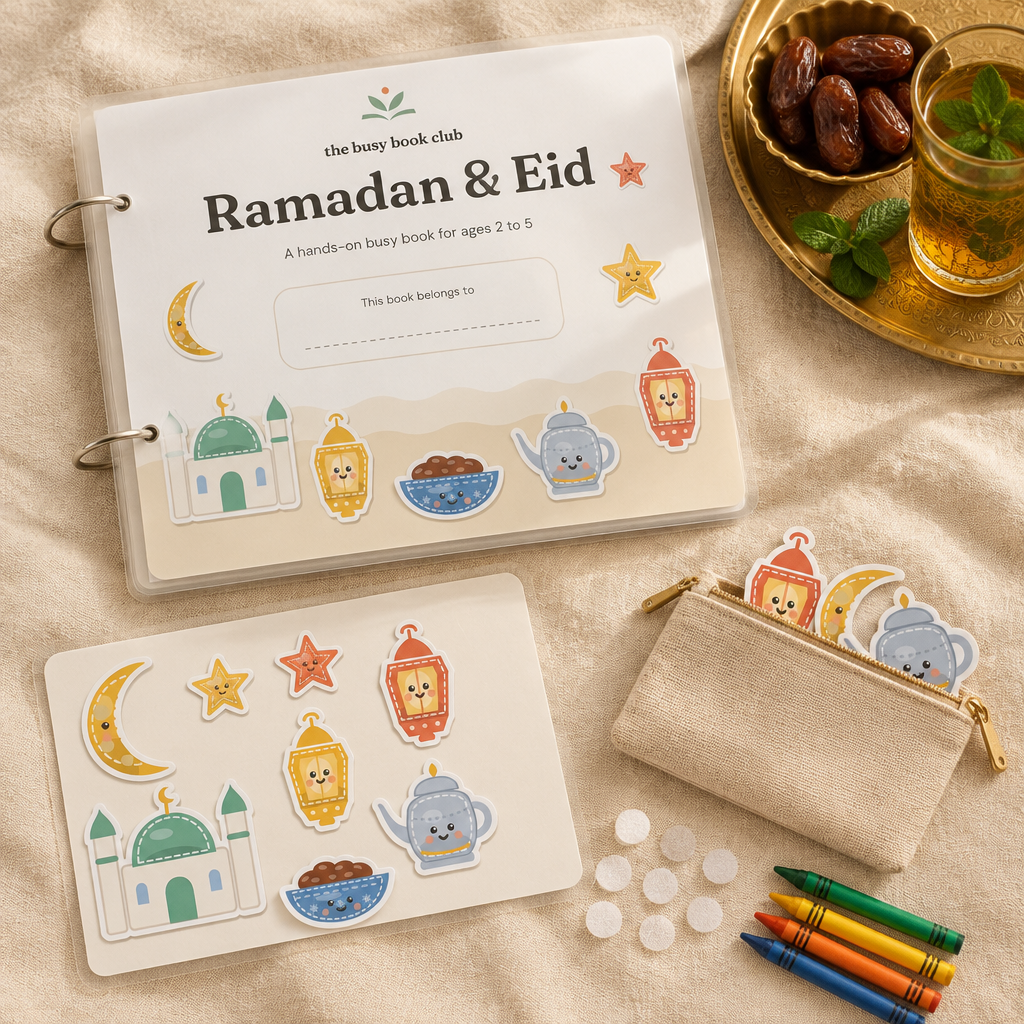 Ramadan pieces with velcro dots