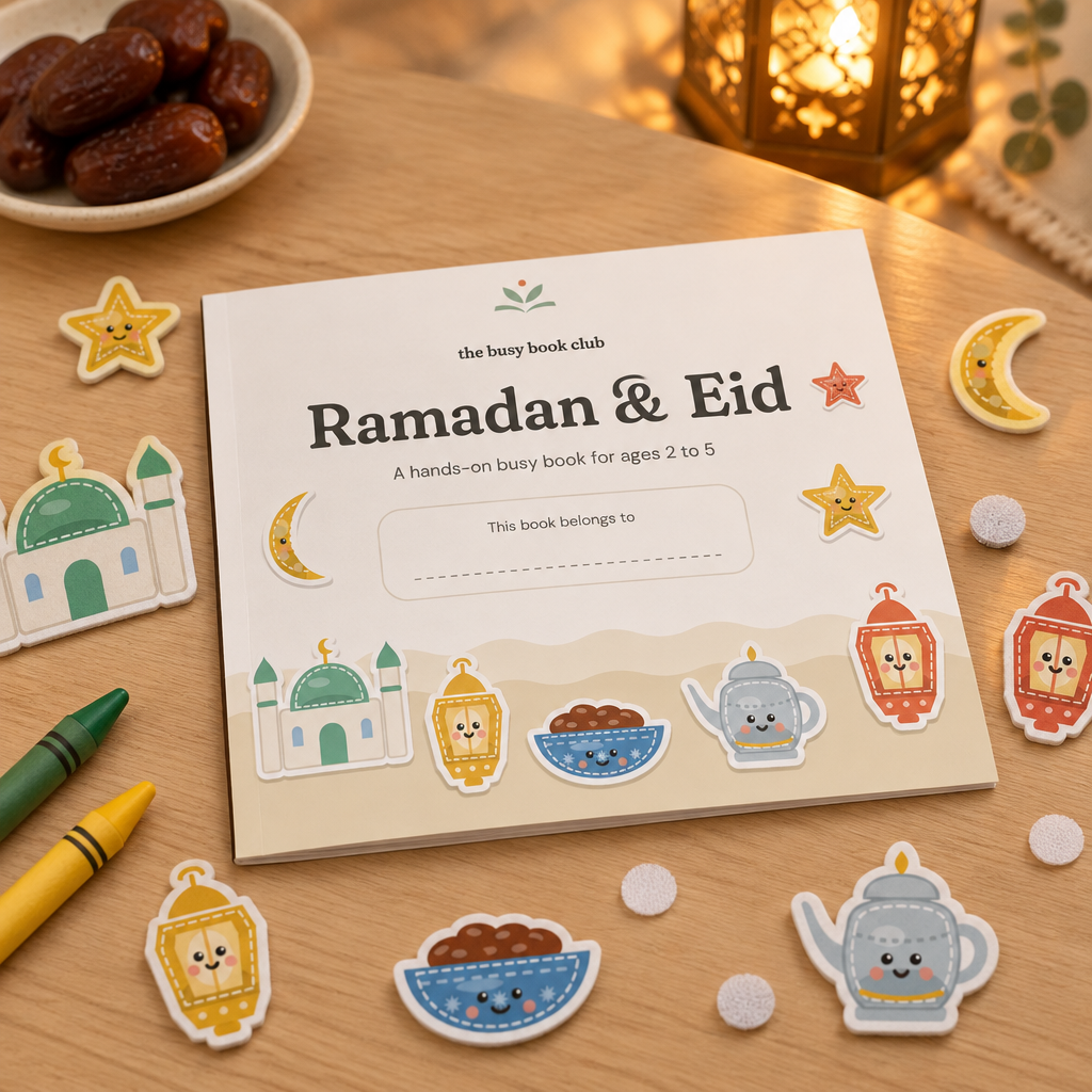 Ramadan & Eid Busy Book printed and ready to play